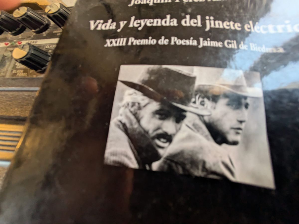 Portada del libro Vvida y Leyenda del jinete eléctrico